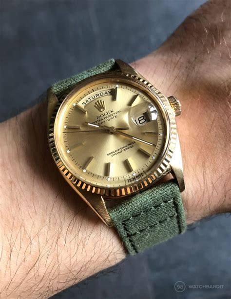 rolex day date strap size